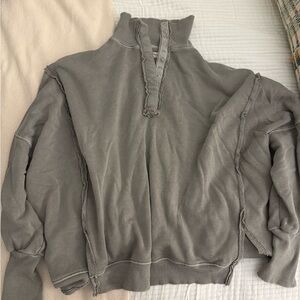 We The Free Olive Green Camden Henley Pullover